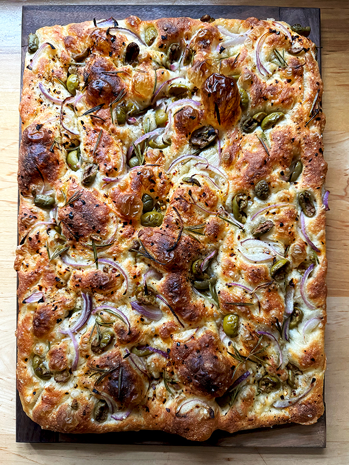 Olive Onion Focaccia